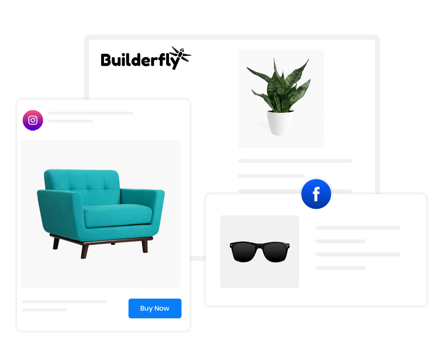 Builderfly lets you sell products from your own ecommerce website that stands out from the rest. It would be attractive, effective, and productive.