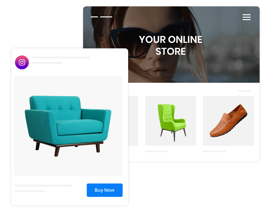 The product catalog section in ecommerce websites is meant to showcase all the product categories in the online store. And, with Builderfly, you get to market these from your own website and grow your business.